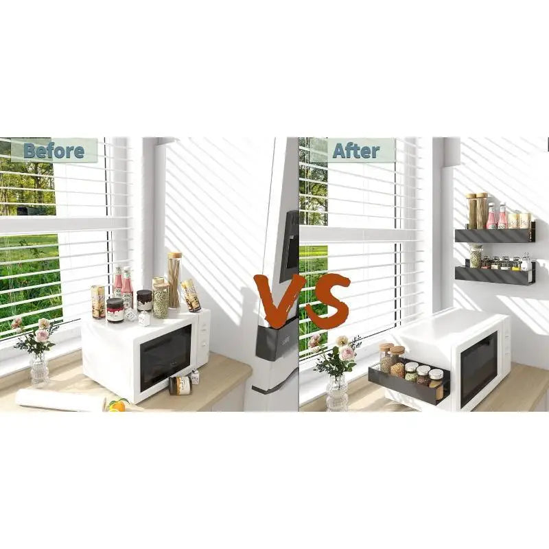 Refrigerator Magnetic Shelf Spice Sundry Side Storage Rack Hanging Basket Space Saving Kitchen Organizer Shelf Household Holder