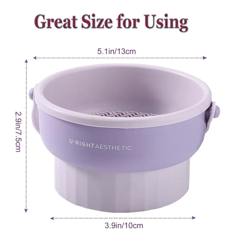 Makeup Brush Cleaner Mat 3 in 1 Silicone