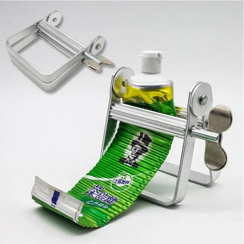 Stainless Steel Silver Toothpaste Squeezer