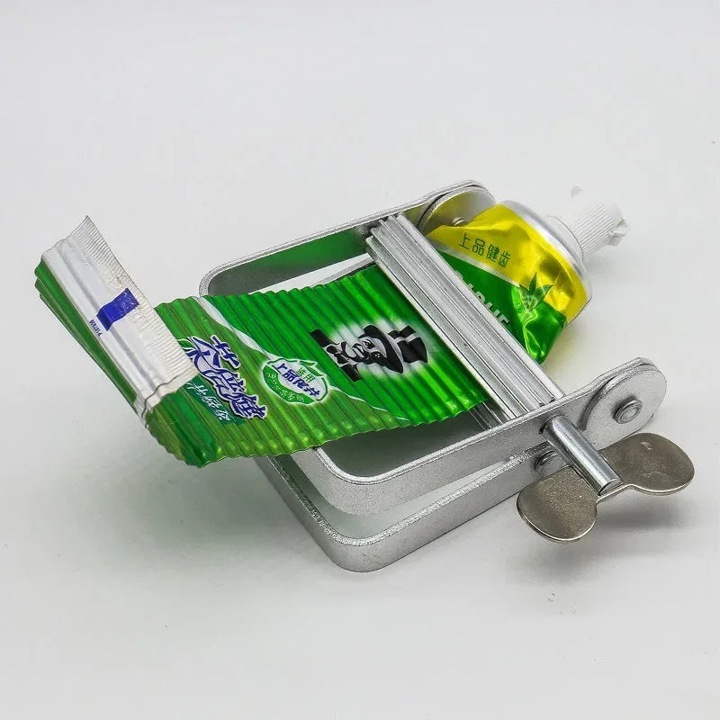 Stainless Steel Silver Toothpaste Squeezer