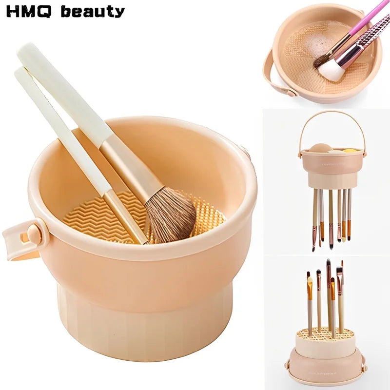 Makeup Brush Cleaner Mat 3 in 1 Silicone