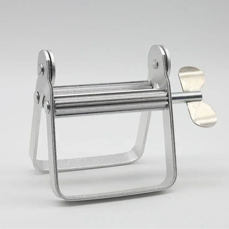 Stainless Steel Silver Toothpaste Squeezer